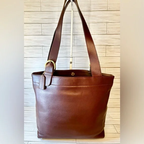 COACH Vintage Custom Soho Waverly Lafayette Shoulder Hand  Coach 4140 Vintage Waverly Brown Leather Buckle Shoulder Bag main image 1